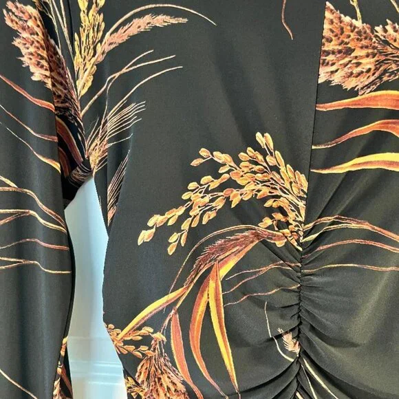 NWOT Norma Kamali Long Sleeve Cocktail Dress - Picture 4 of 7